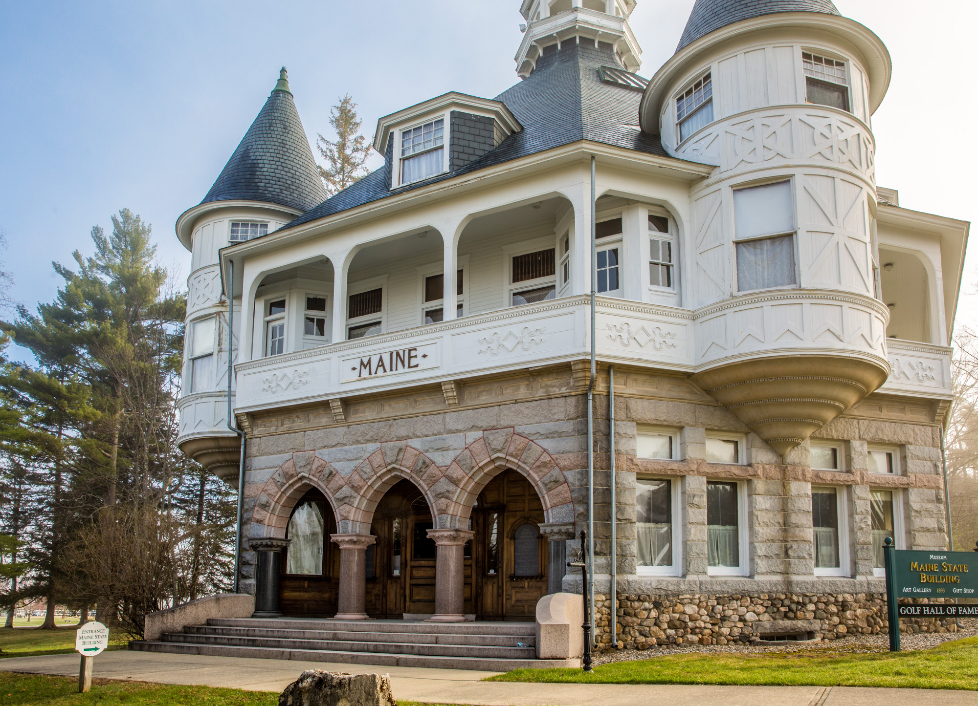 Maine State Building Slate Roof Project Donation